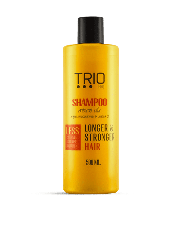 shampoo-mixed-oils-1 تريو برو شامبو خالى من السلفات - بخليط الزيوت - الصورة 1