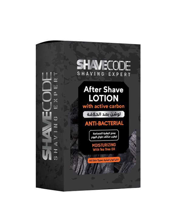After shave charcoal SHAVECODE After Shave - Lotion - 175ml - Image 1