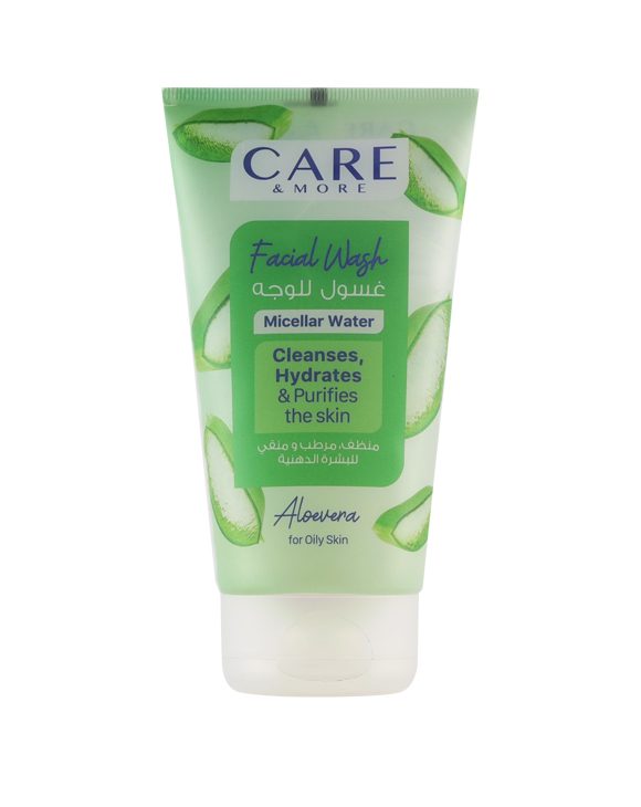 Facial wash aloevera Care & More Facial Wash For oily Skin - Aloe vera - 150ml - Image 1