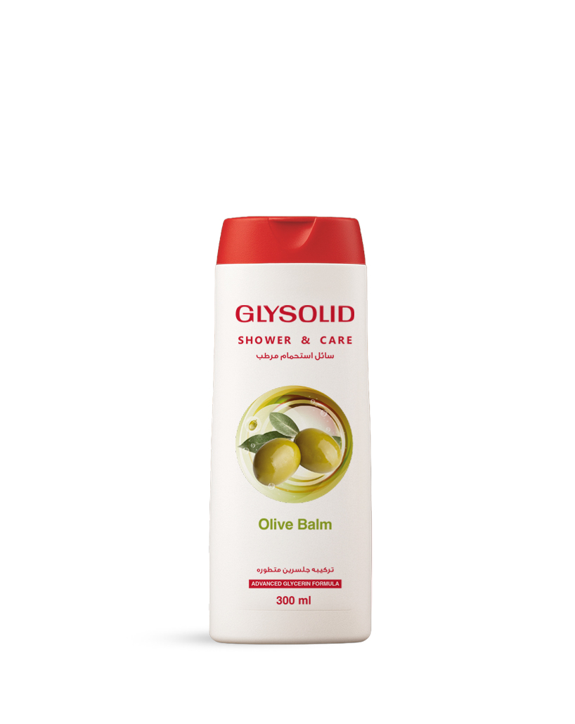 shower gel olive 300 ml جليسوليد شاور جيل بخلاصة زيت الزيتون 300 مل - الصورة 1