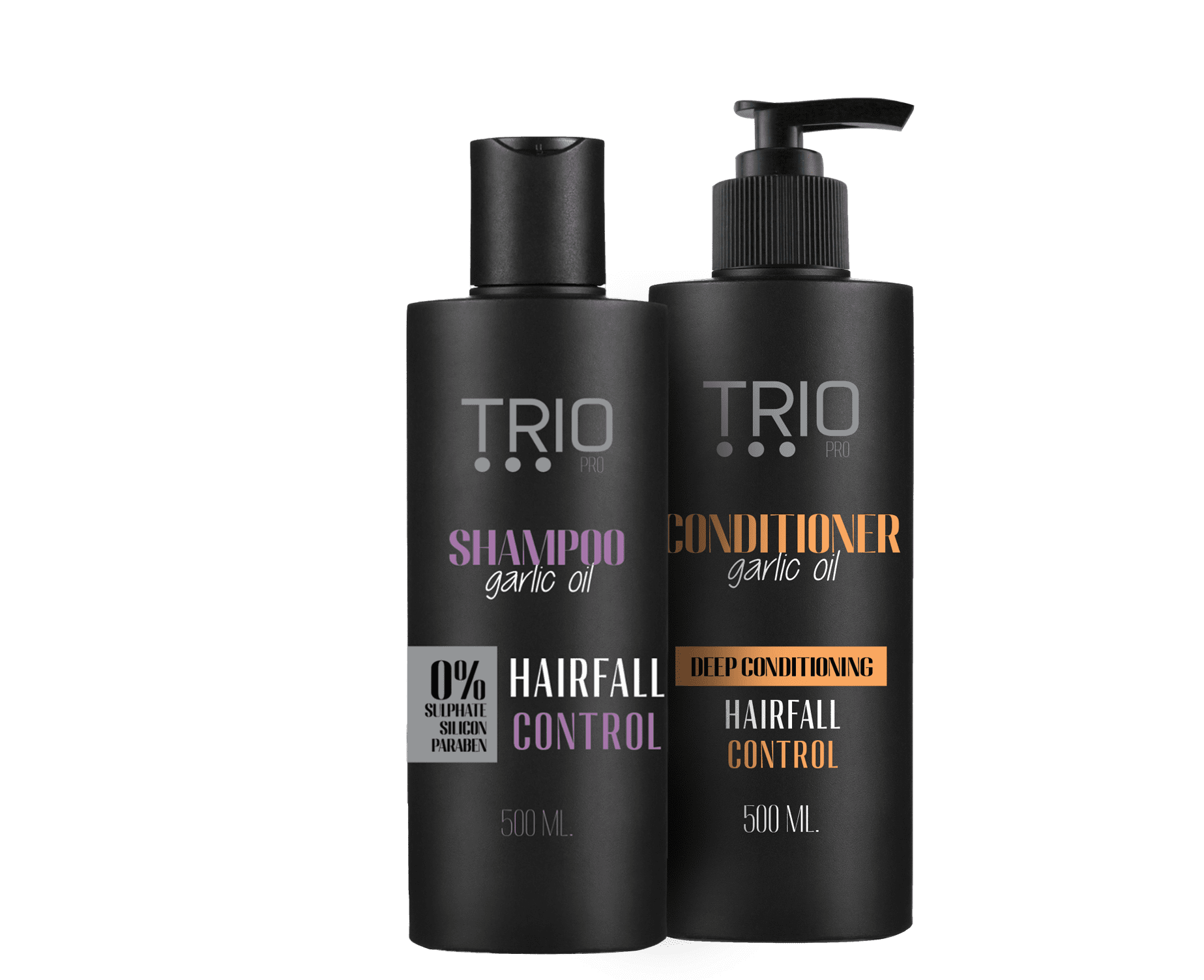 trio-garlic-offer Trio Shampoo + Conditioner Garlic 20% - Image 1